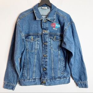 Vintage Blue Pointe Frito Lay Winning With Pride Denim Jacket Size M